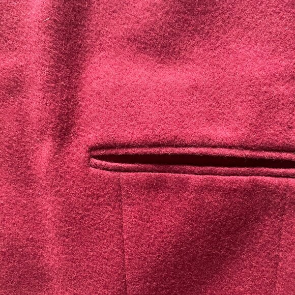 Womens Talbots 100 % camel hair Blazer red made in Italy size 18 - Picture 8 of 9